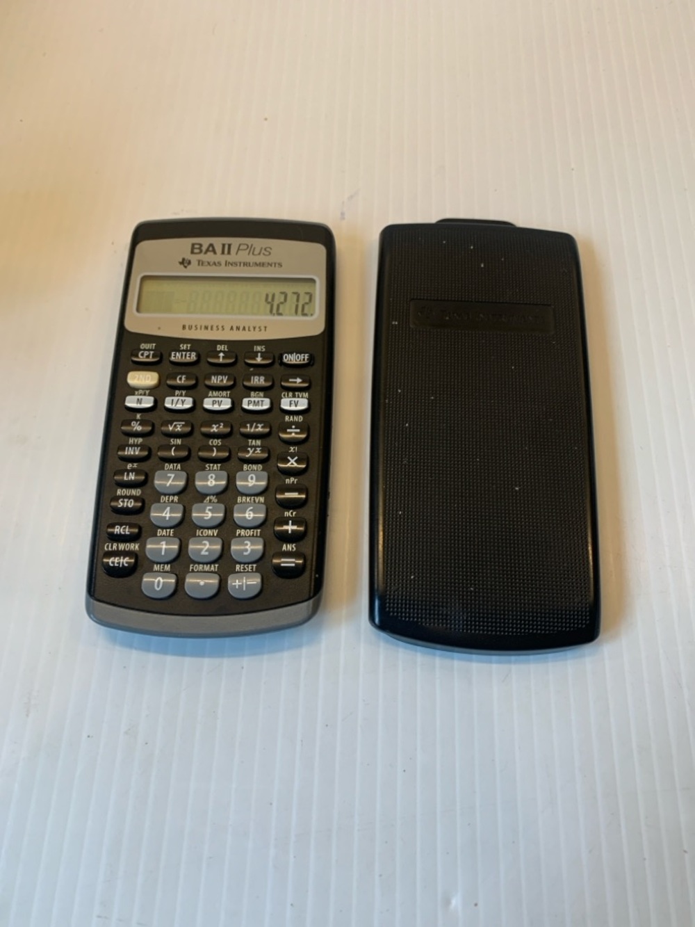 Texas Instruments BA II Plus Financial Calculator - Black